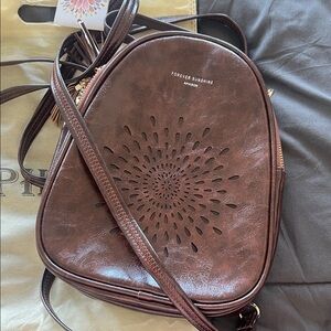Aphison Brown Crossbody/Backpack Bag